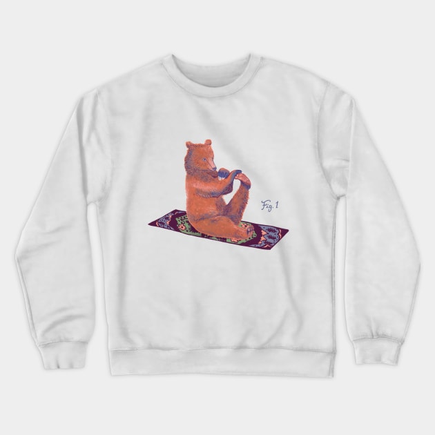 Bear Leg Stretch Crewneck Sweatshirt by Nano Février